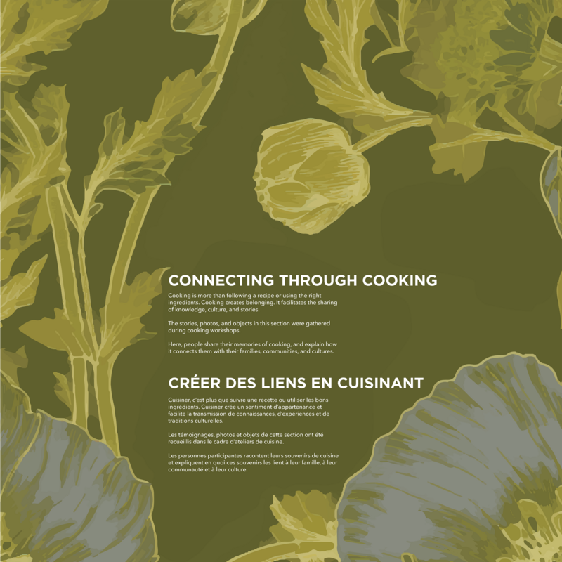 Memories are Made in the Kitchen – Graphic design by Trina Cooper-Bolam for Ingenium